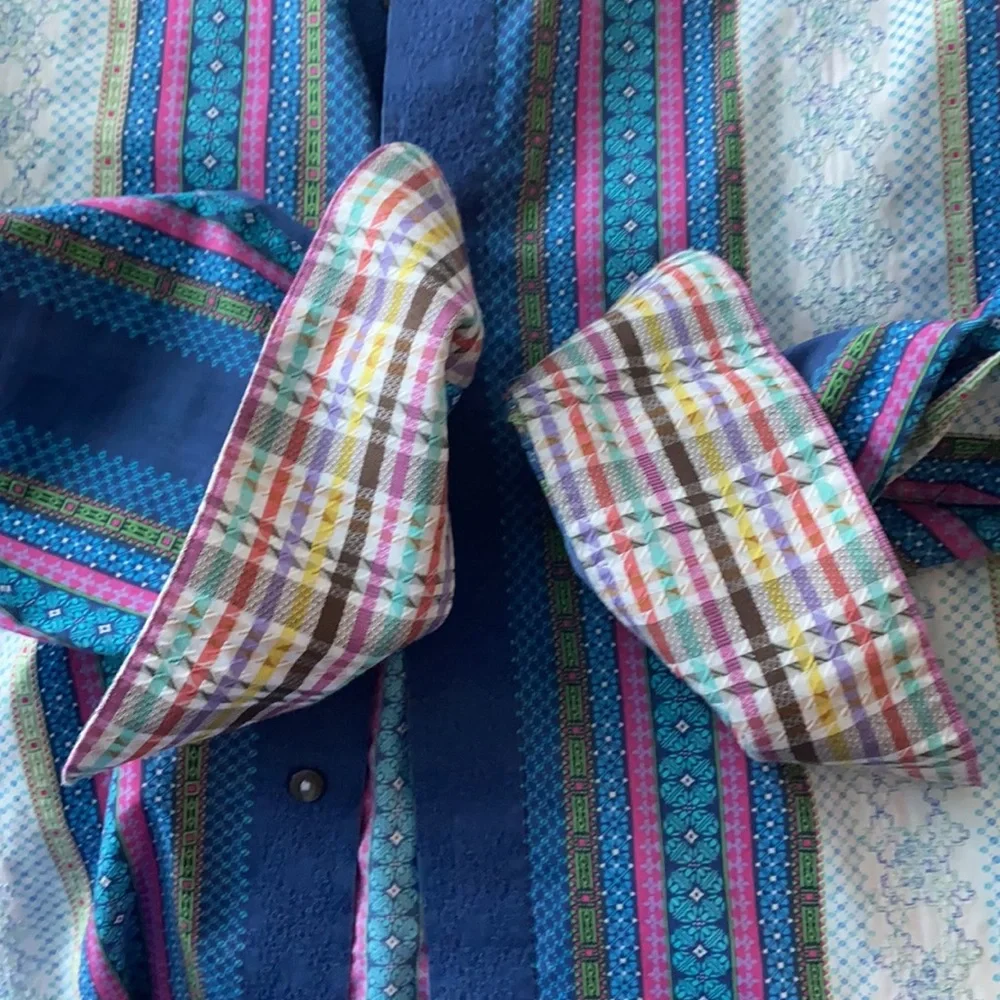 ROBERT GRAHAM Rare Men’s Sz S - Picture 5 of 8